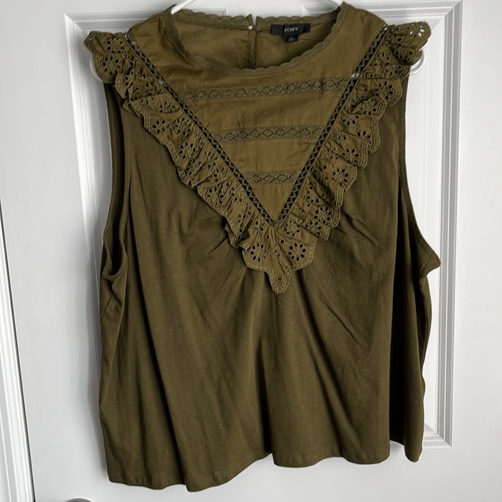 NWOT J.Crew Sleeveless Top XL